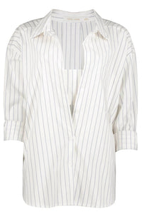 Bishop + Young - Women Mason Poplin Pinstripe Shirt