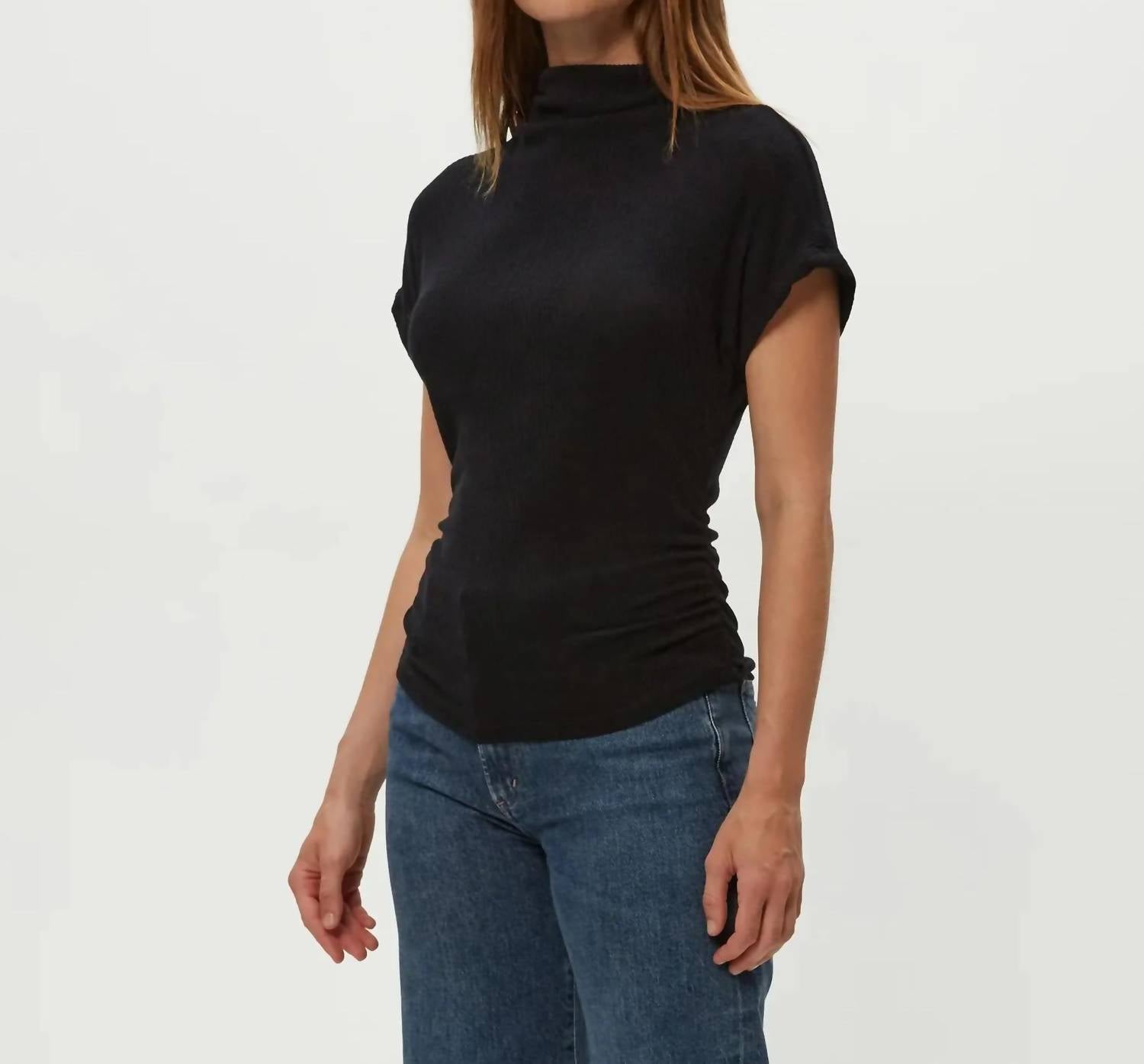 Michael Stars - Lara Ribbed Mock Neck Top