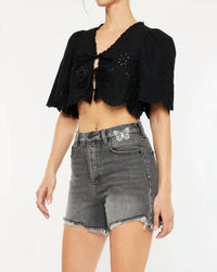 Kancan - Ariya Ultra High Rise 90's Boyfriend Shorts