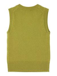 A.L.C. Ian Sleeveless Cashmere Top in loden - women's tank top - alternate view