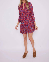 Sail To Sable - Crimson Long Sleeve Dress