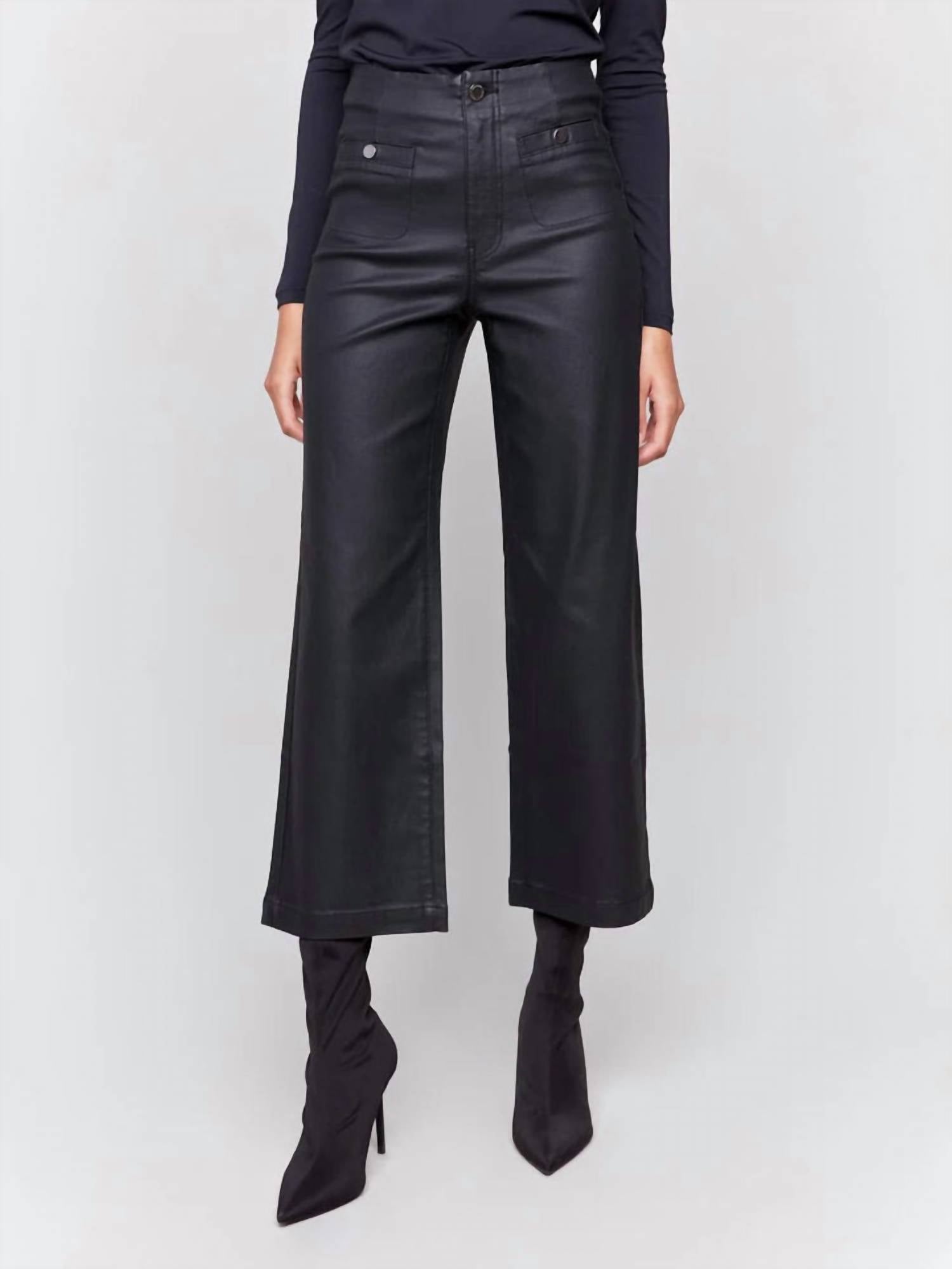 Charlie B - Wax Twill Pull On Pants
