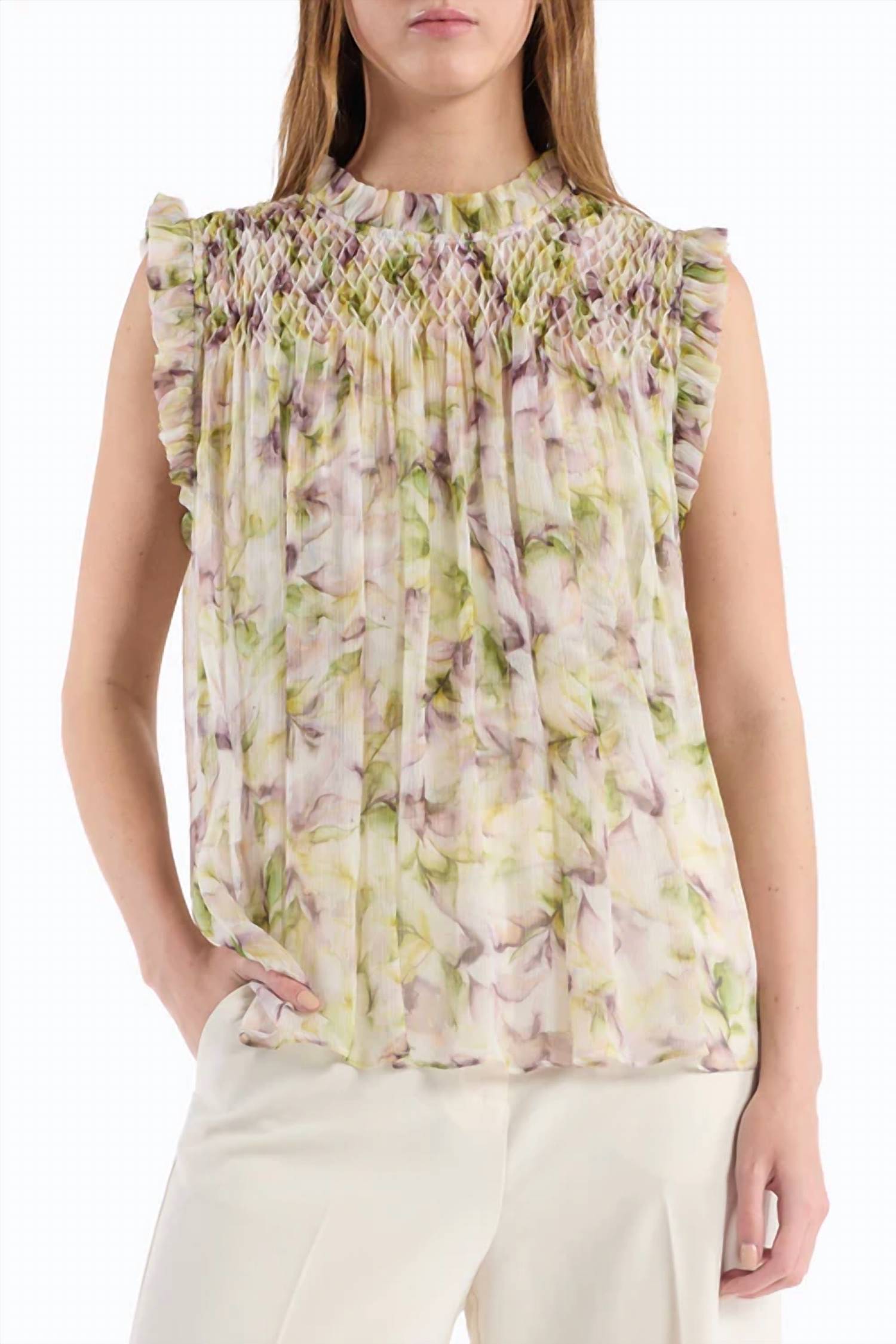 Christy Lynn - Odette Silk Chiffon Top