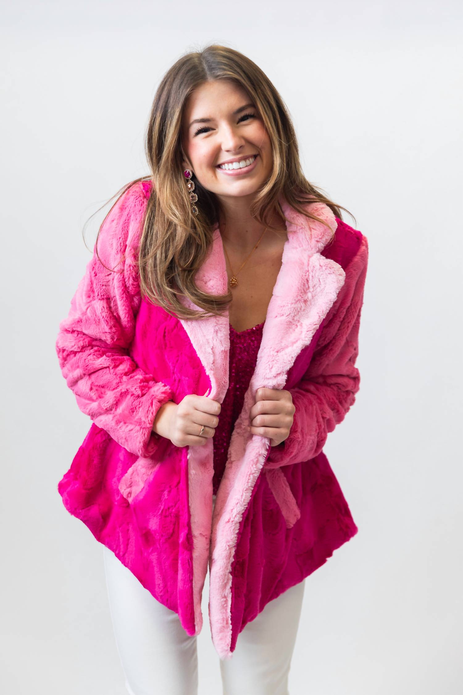 Ivy Jane - Patch Fur Jacket