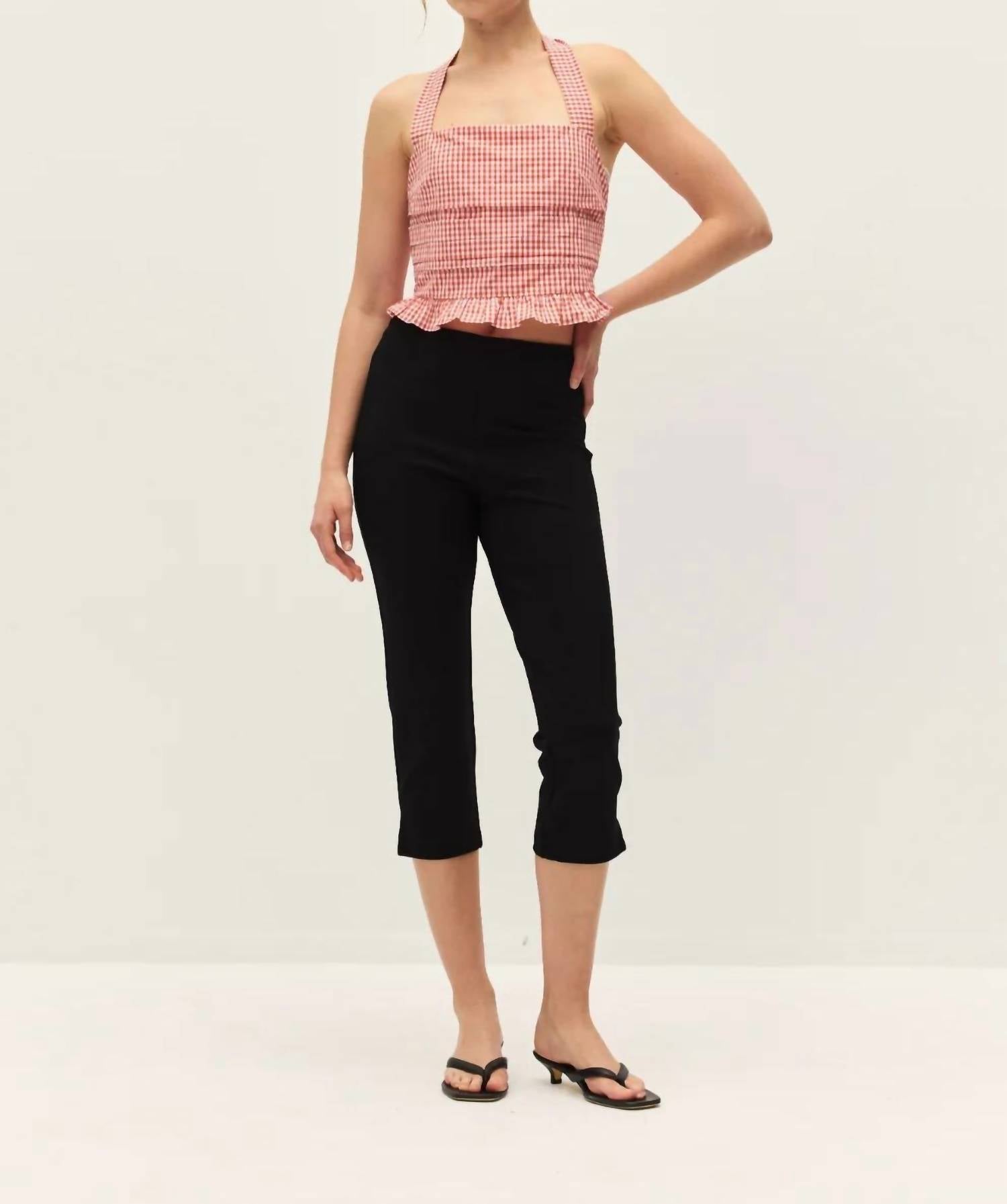 Elodie - Coraline Gingham Halter Top