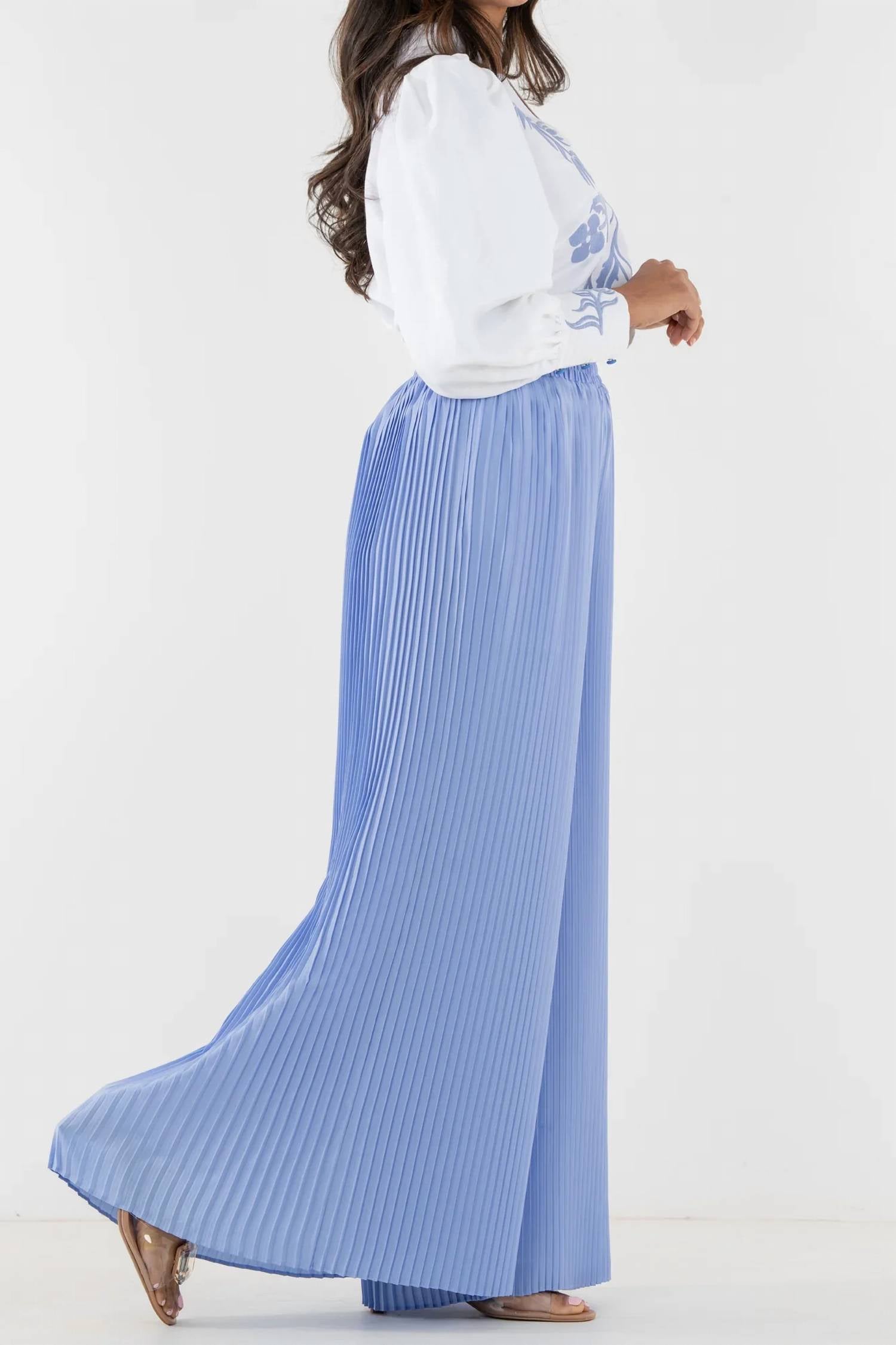 Emily Mccarthy - Pleated Wide-leg Pant