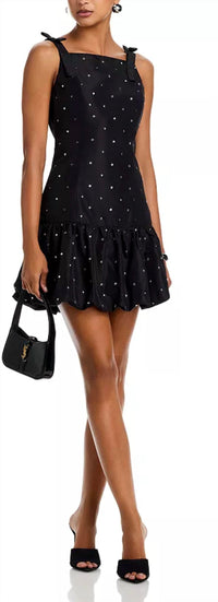 Aqua - Rhinestone Mini Dress