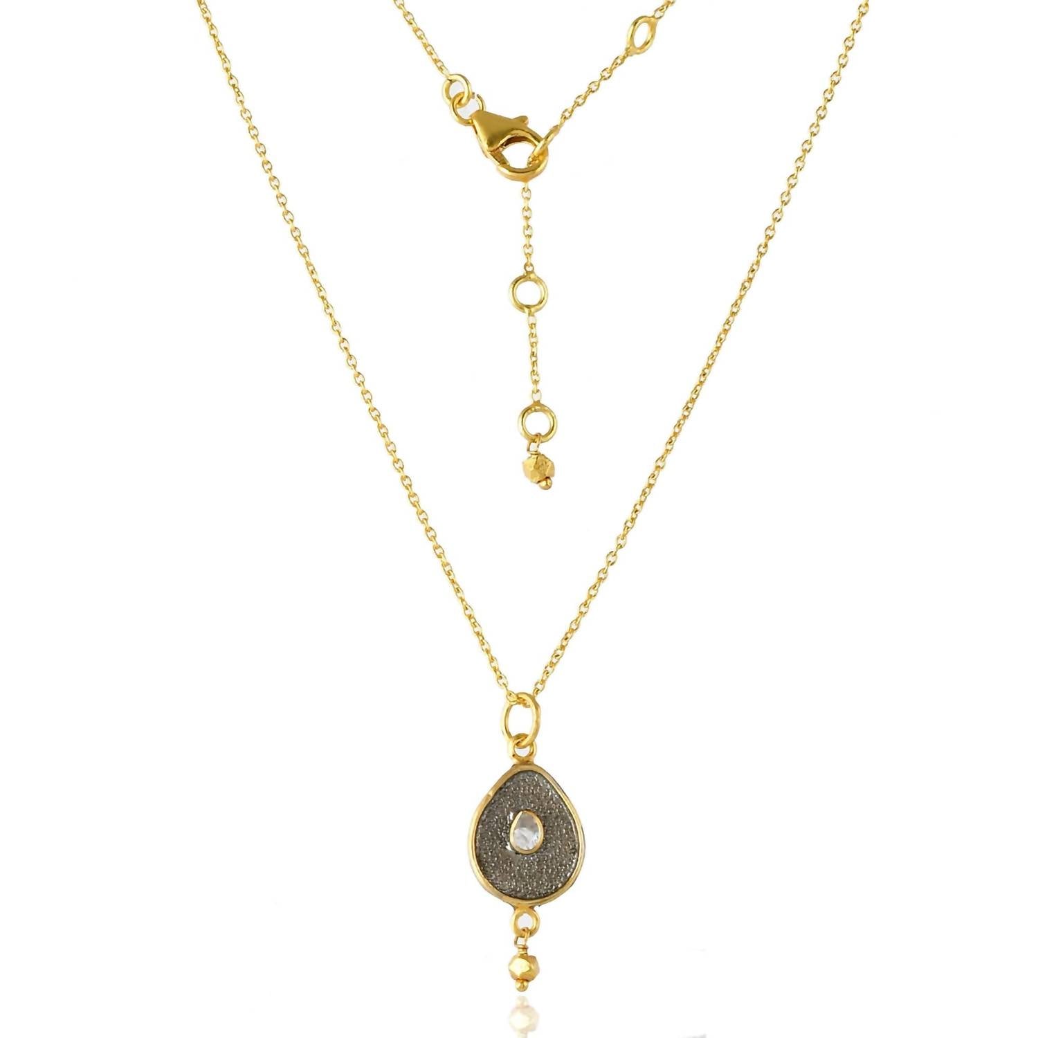 Manjusha Jewels - Women's Polki Diamond Pendant Necklace
