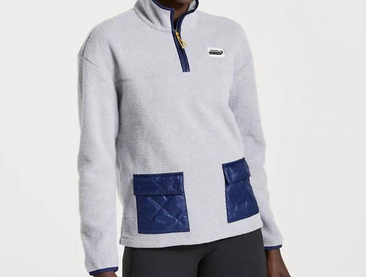 Saucony - Rested Sherpa 1/4 Zip Pullover