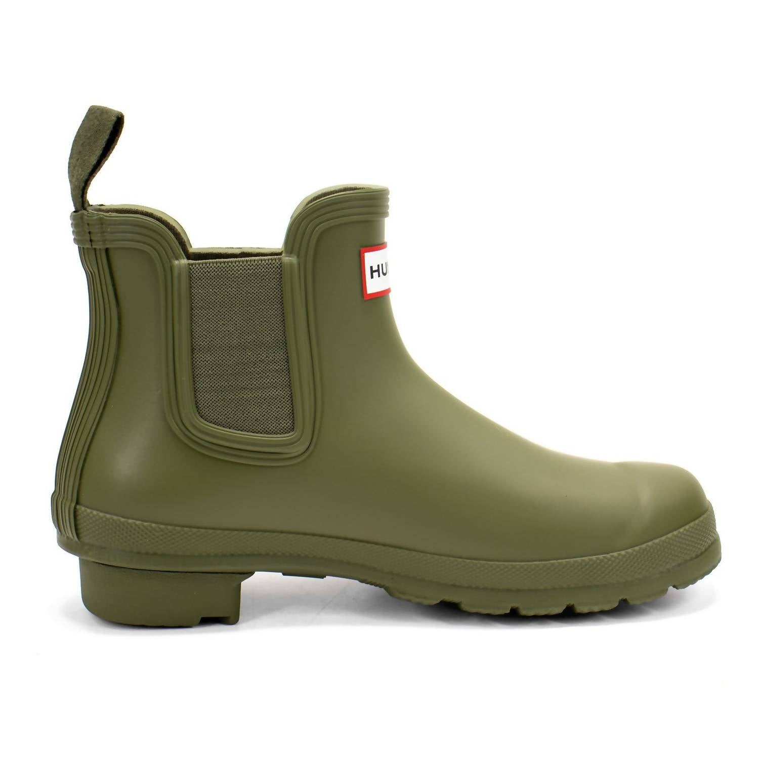 HUNTER Women's Original Chelsea Boots in olive leaf - women's shoe - view 4