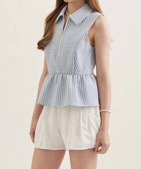 Entro - Gingham Ways Blouse
