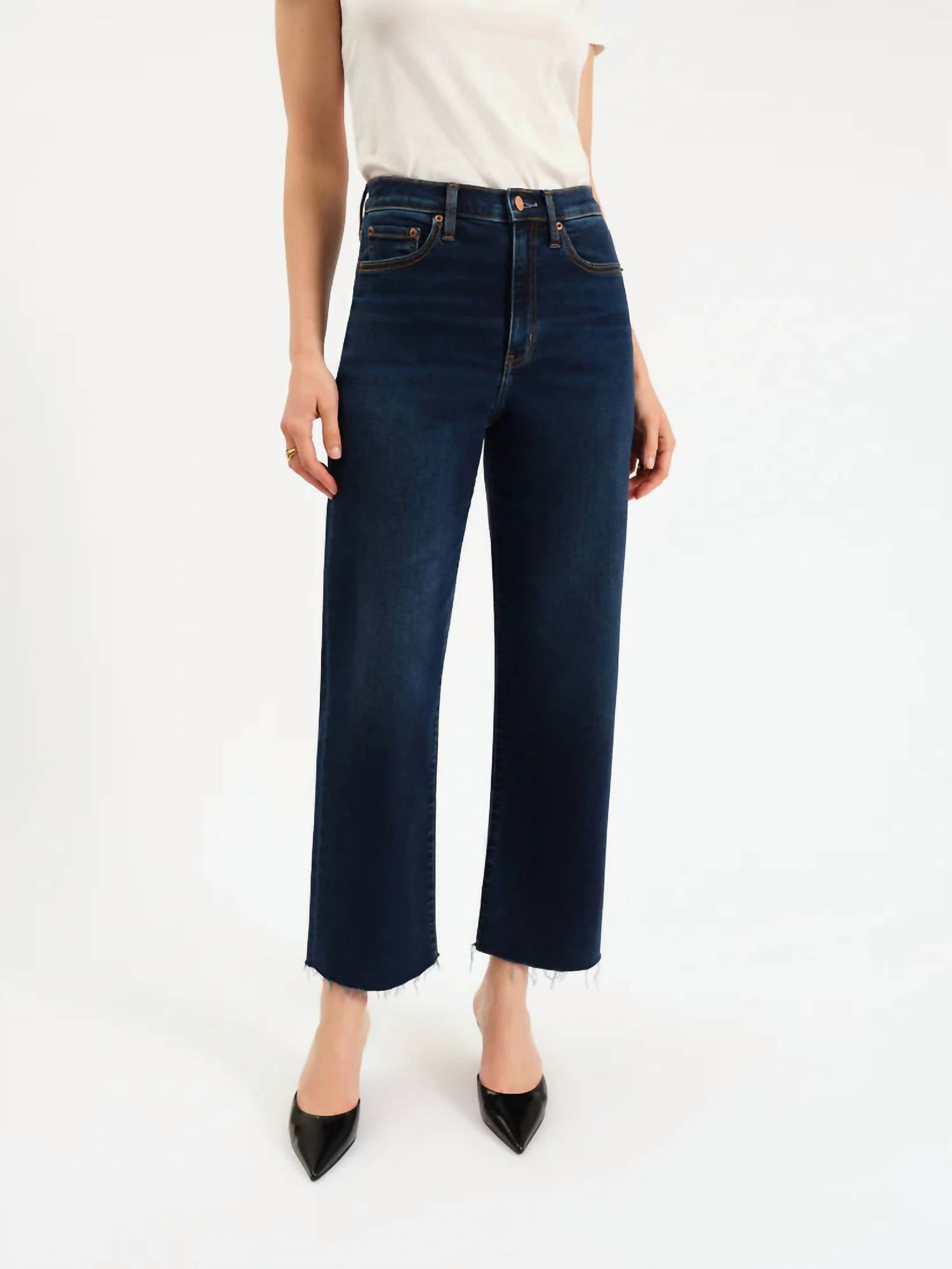 Daze - Pleaser Magic Hour High Rise Wide Leg Jean