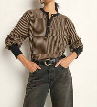Nation Ltd - Victoria Henley Long Sleeve Sweater