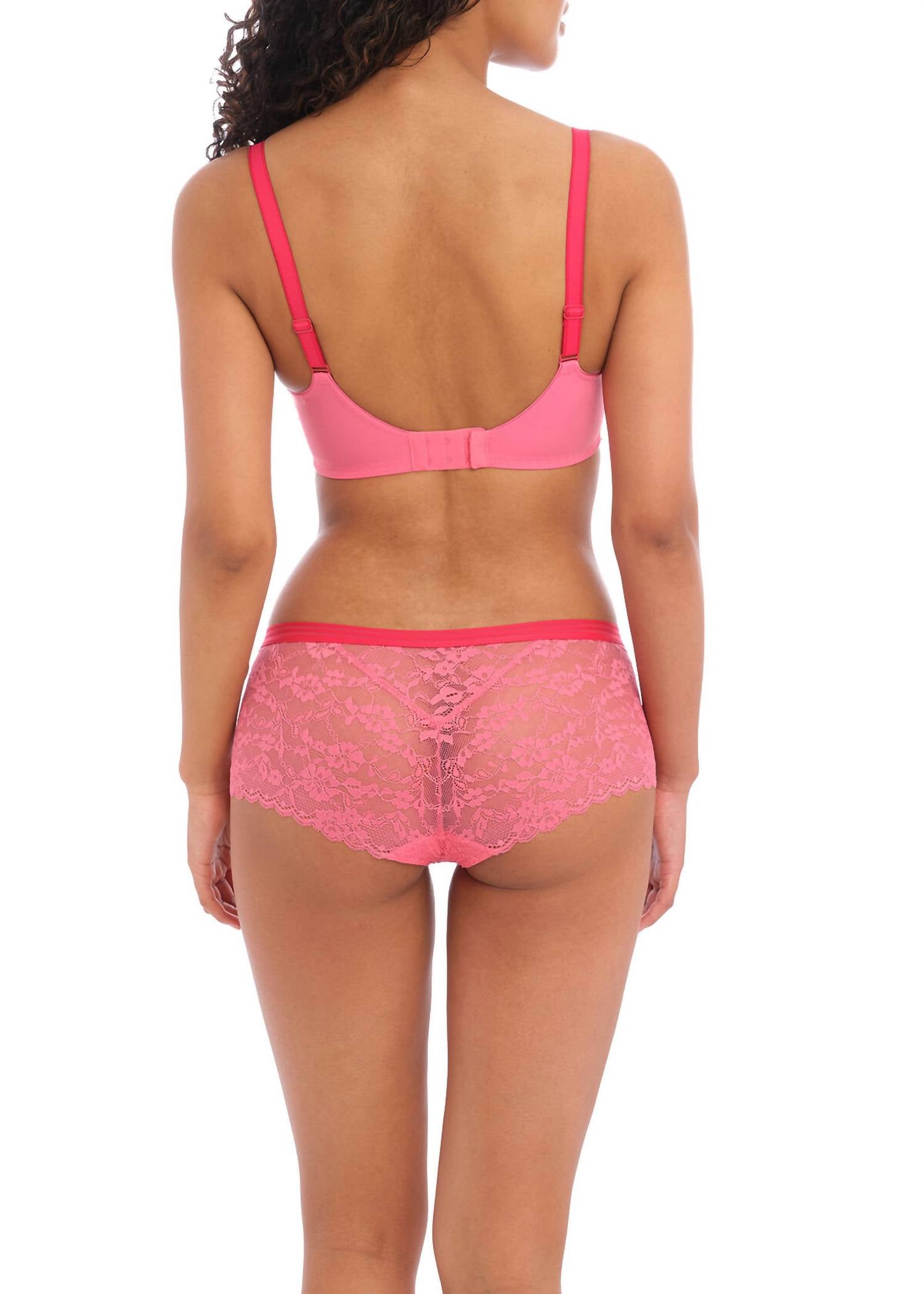 Freya Off Beat Bra in pink - women's intimate - detail view
