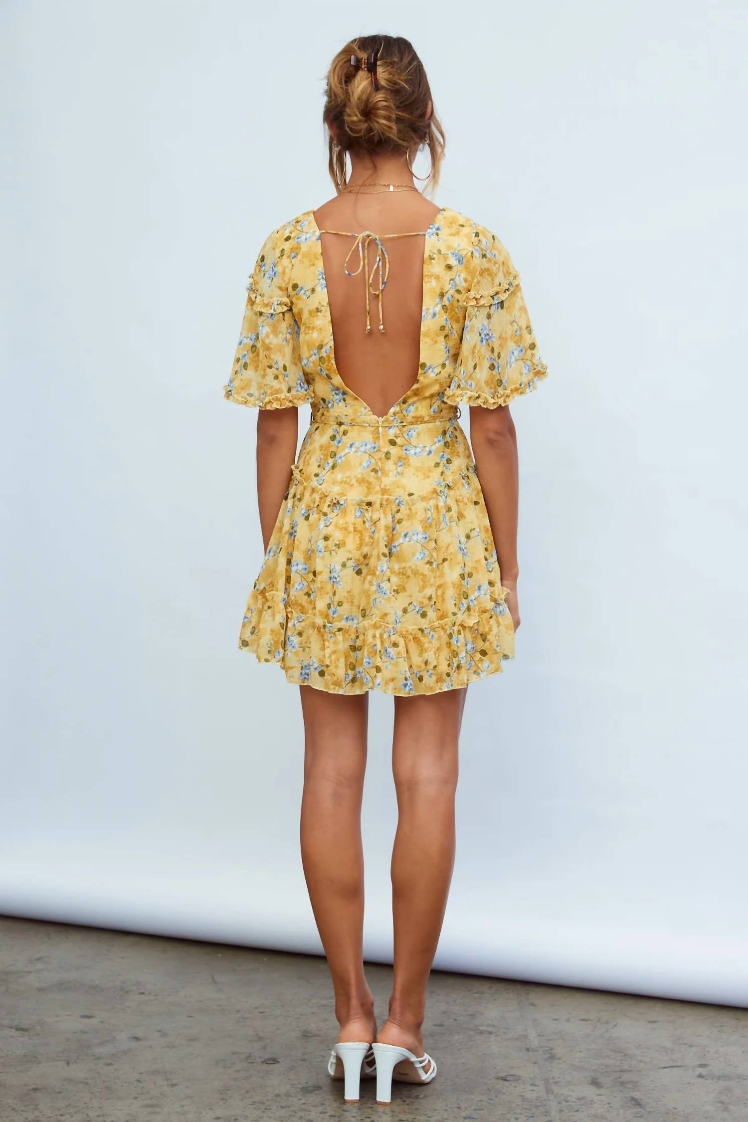 Saints + Secrets - SHORT SLEEVE MINI DRESS
