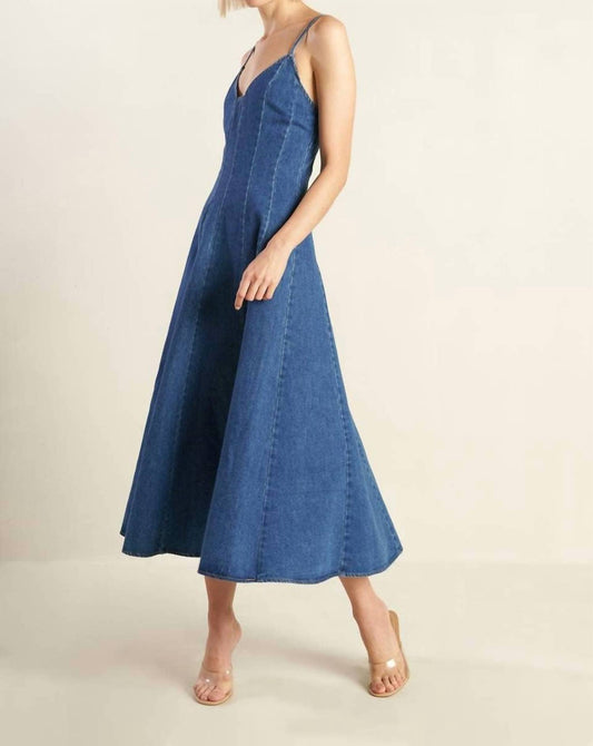 Flying Tomato - Washed Denim Dress