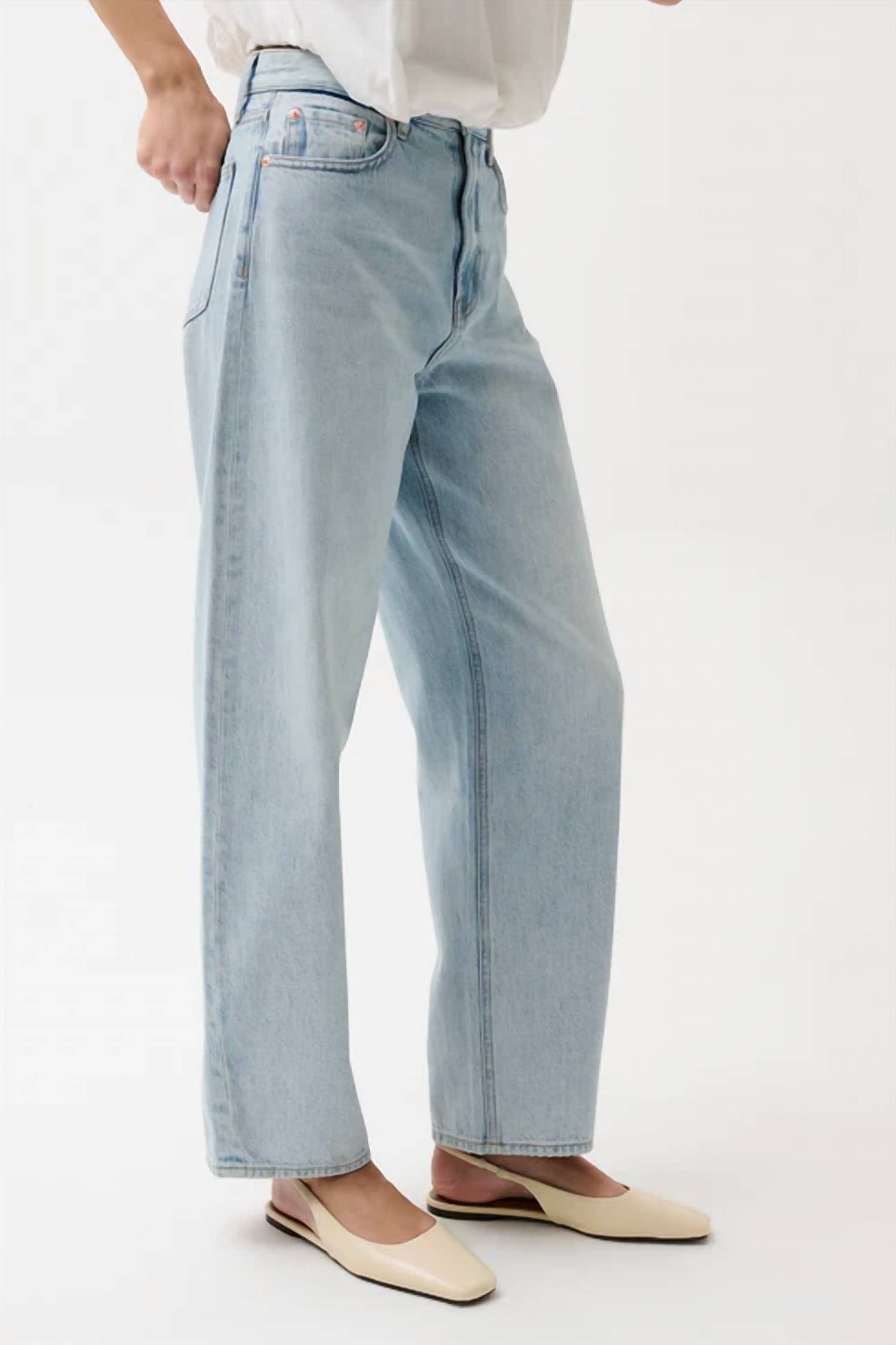Pistola - Wes High Rise Barrel Jean