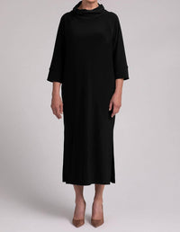 Sympli - Raglan Funnel Neck Dress
