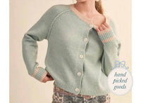 &Merci - Women's Two Tone Cardigan