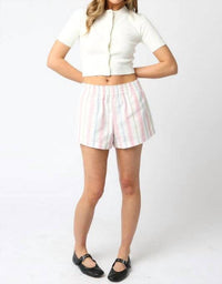 Olivaceous - Torrie Stripe Shorts