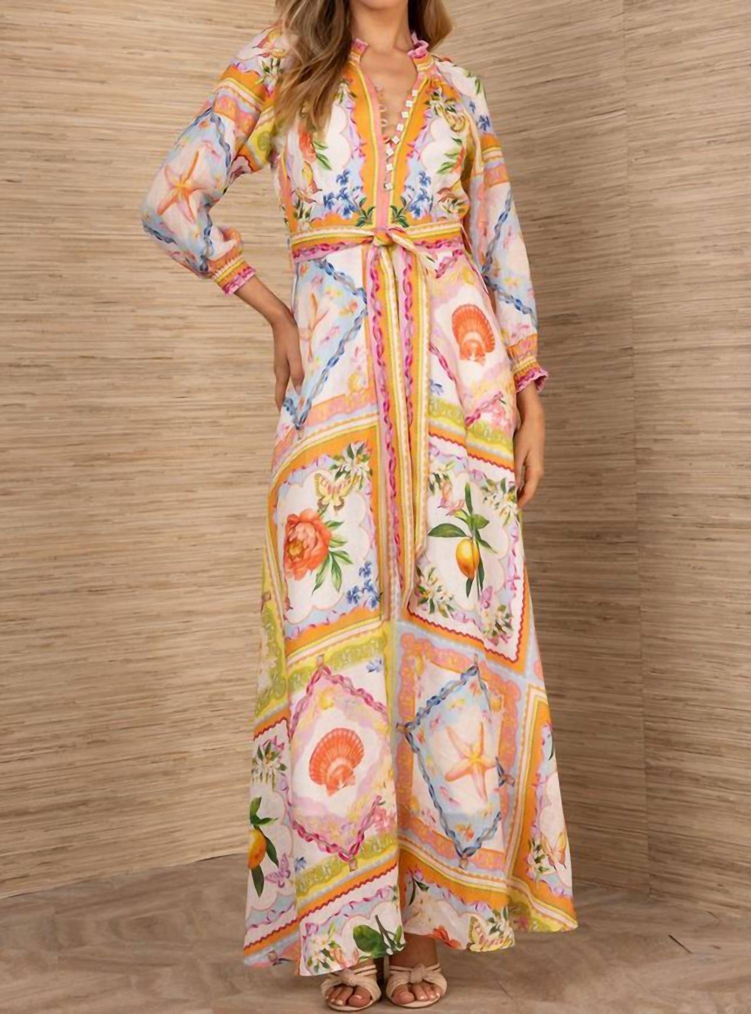 Hale Bob - Lakelynn Linen Maxi Dress
