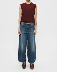 6397 - Cropped Roomy Jean
