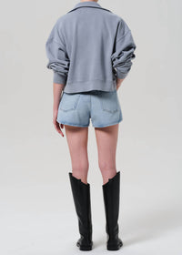 Citizens Of Humanity - Abita Curved-hem Denim Shorts