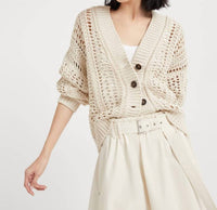Brunello Cucinelli - Long Sleeve Open Weave Cardigan