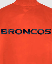 Starter - Men's Denver Broncos Satin Full-snap Jacket