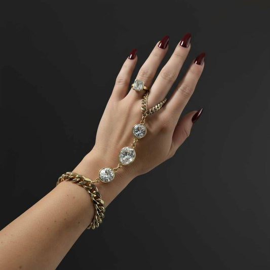 Eklexic - Women's Santiago Hand Chain