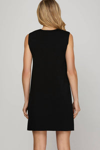 She + Sky - Mini Dress With Bows