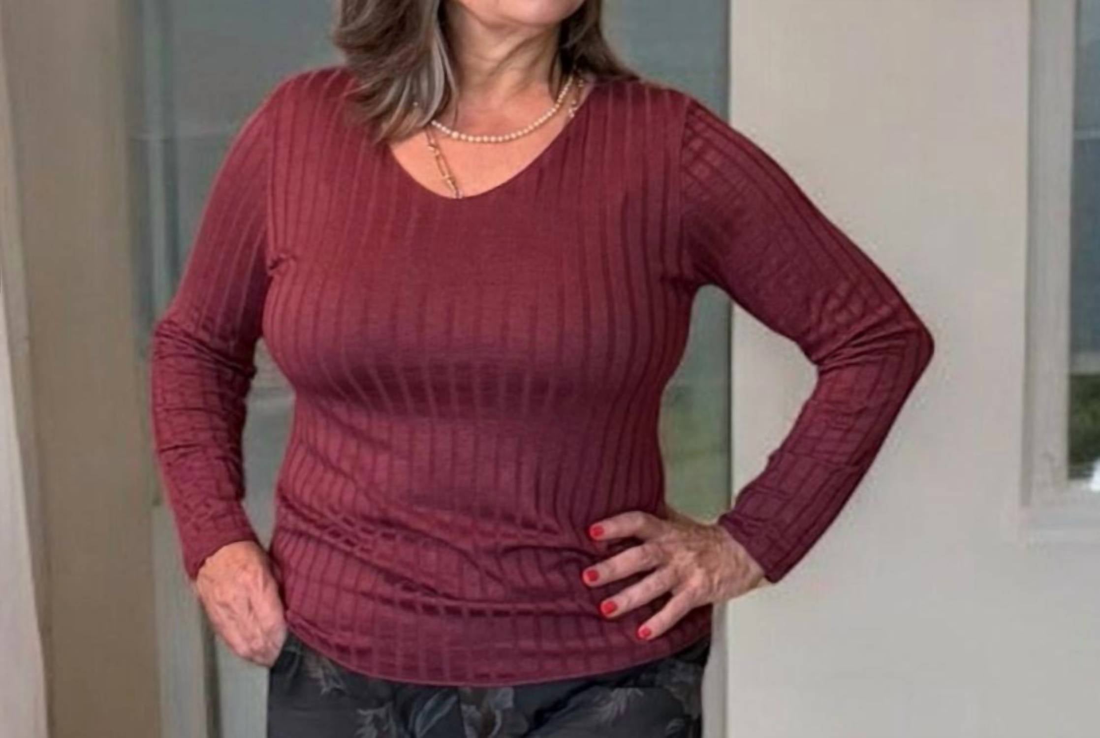 Made In Italy - Ultra Soft Everyday Rib Knit Top