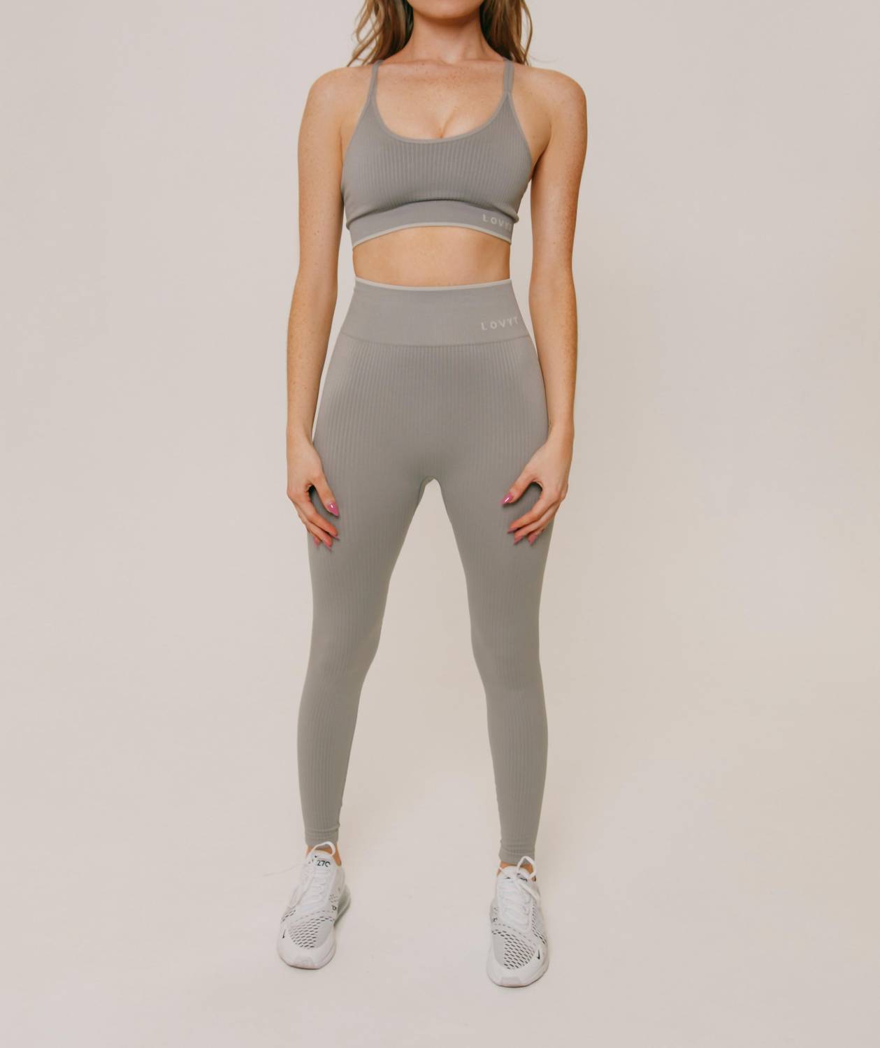 Lovyt - Nudes Rib Leggings