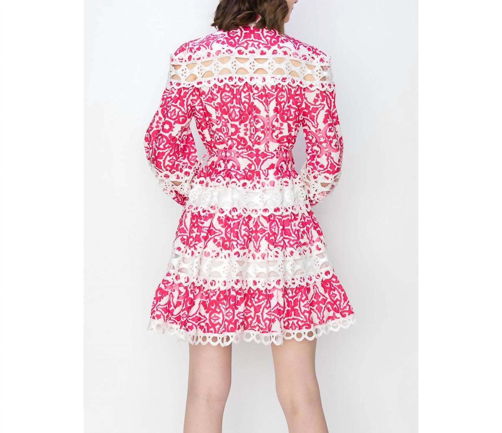 Ina Fashion - Positano Crochet Lace Mini Dress