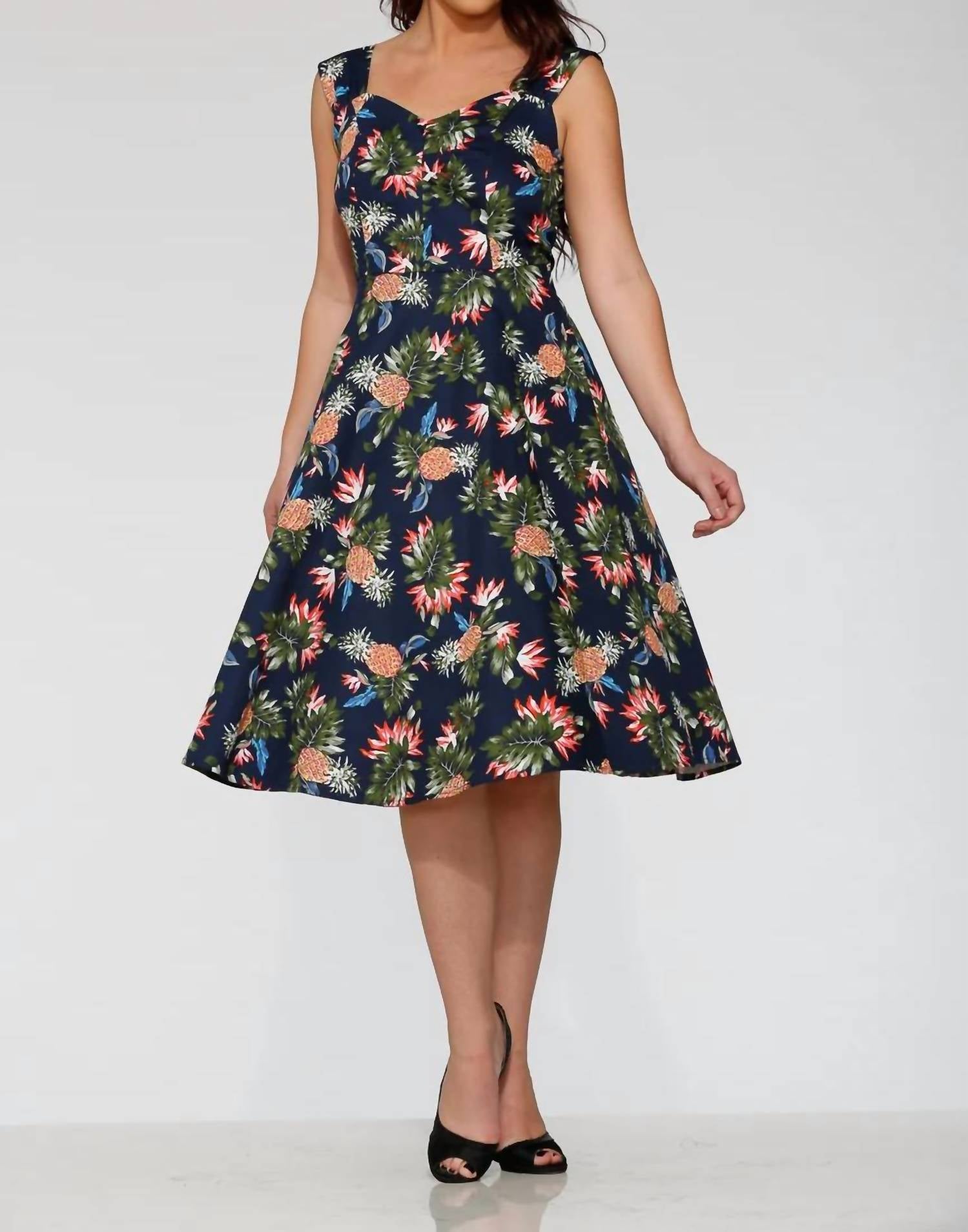 Orchid Bloom - Hawaiian Swing Dress