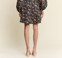 J.Nna - Floral Balloon Sleeve Dress