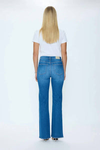 PISTOLA Evie High Rise Slim Boot Jeans in eternity - women's jeans - detail view