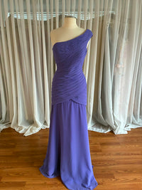 Morilee - Women's One-Shoulder Asymmetric Dropped Waist Gown