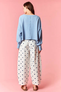 Peach Love - Polka Dot Pants