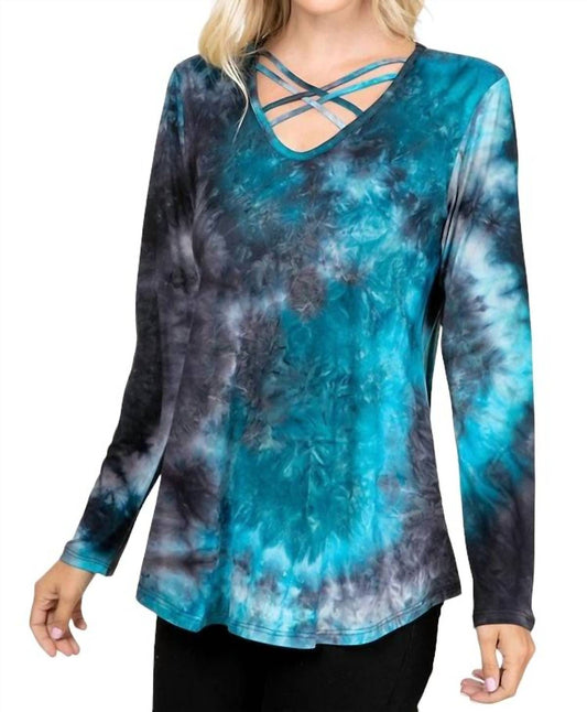 Heimish Usa - The Kate Tiedye Criss Cross Top