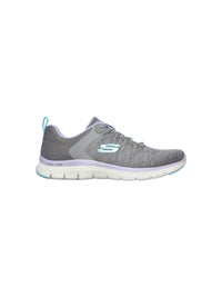 Skechers Women's Flex Appeal 4.0 Sneakers in gray lavender - women's sneaker - detail view