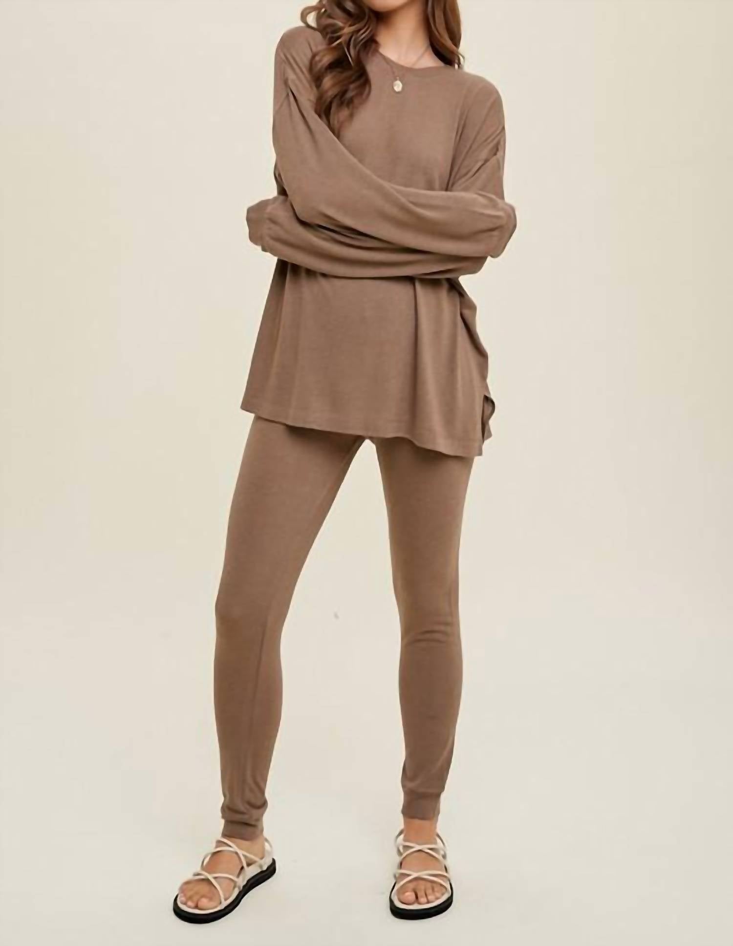 Wishlist - Two Piece Comfy Slub Set