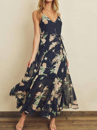 Dress Forum - Key To My Heart Floral Flared Hem Maxi Dress