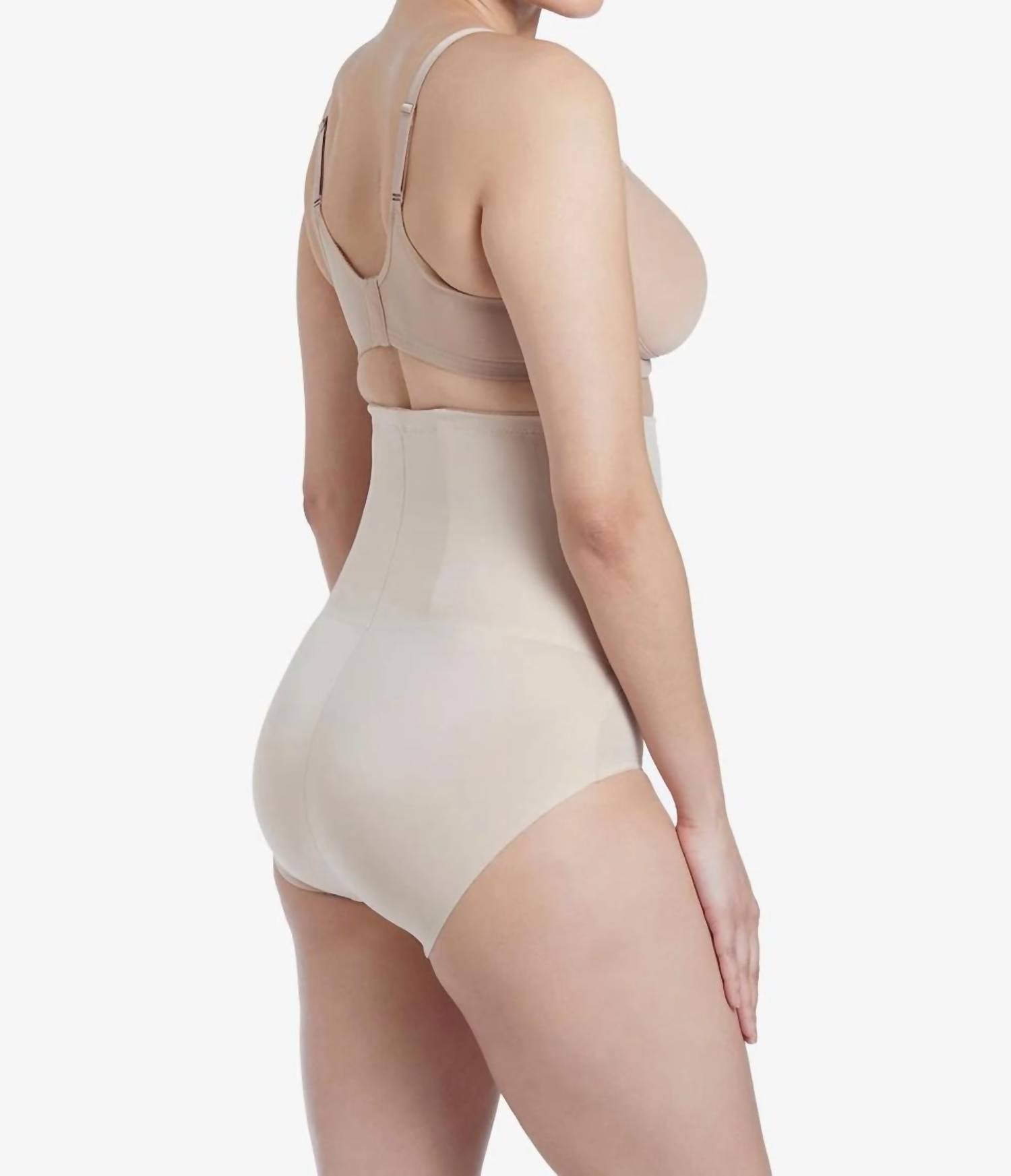 Miraclesuit Shape Away Hi-waist Brief in nude - women's intimate - detail view