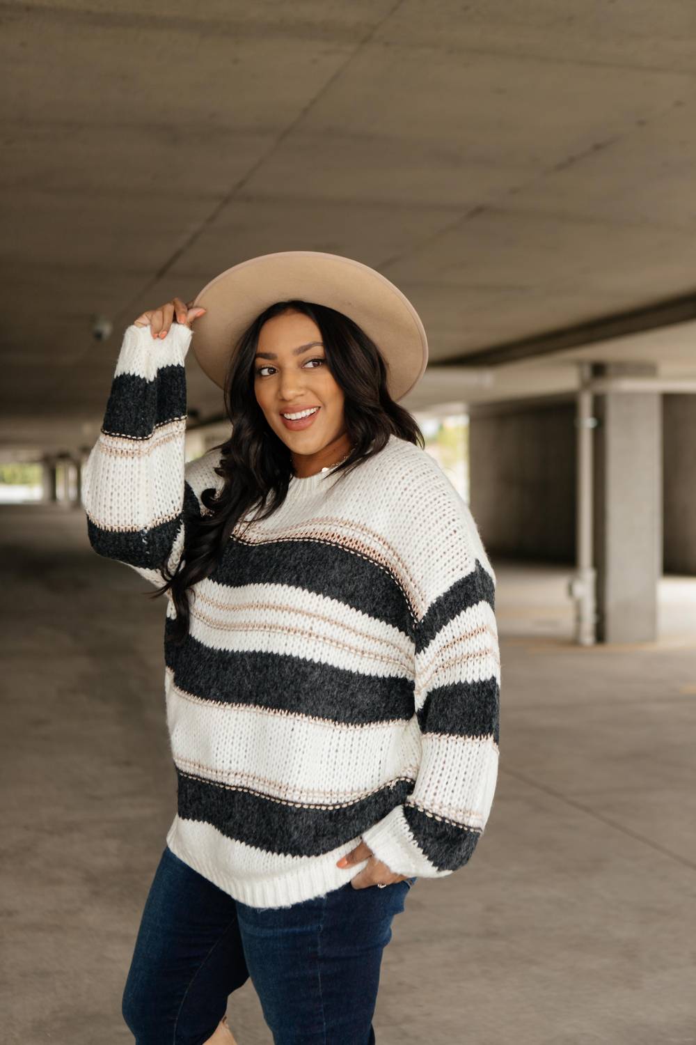 Sraightforward Striped Sweater