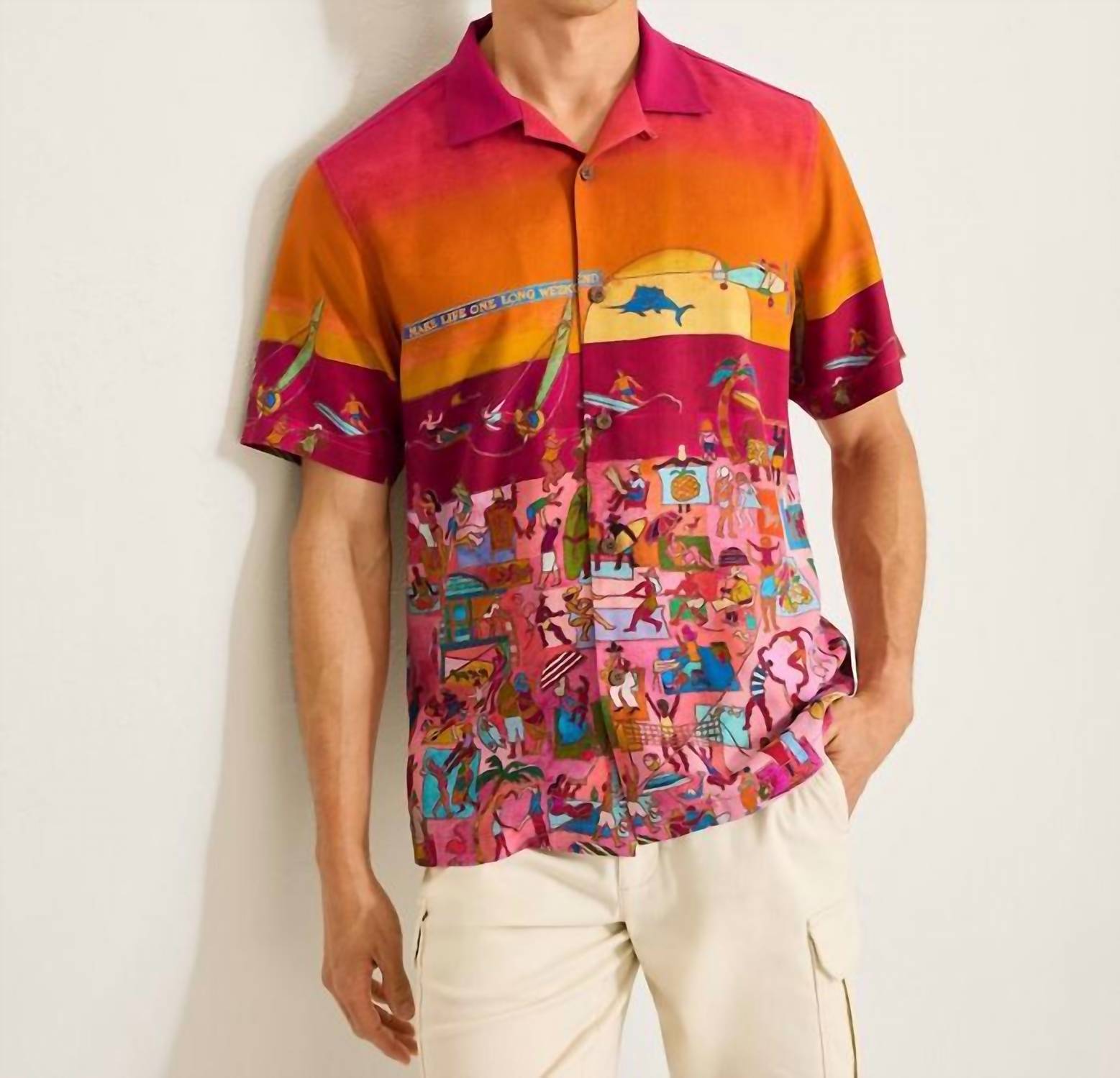 Tommy Bahama - Scenic To Believe It Silk Camp Shirt