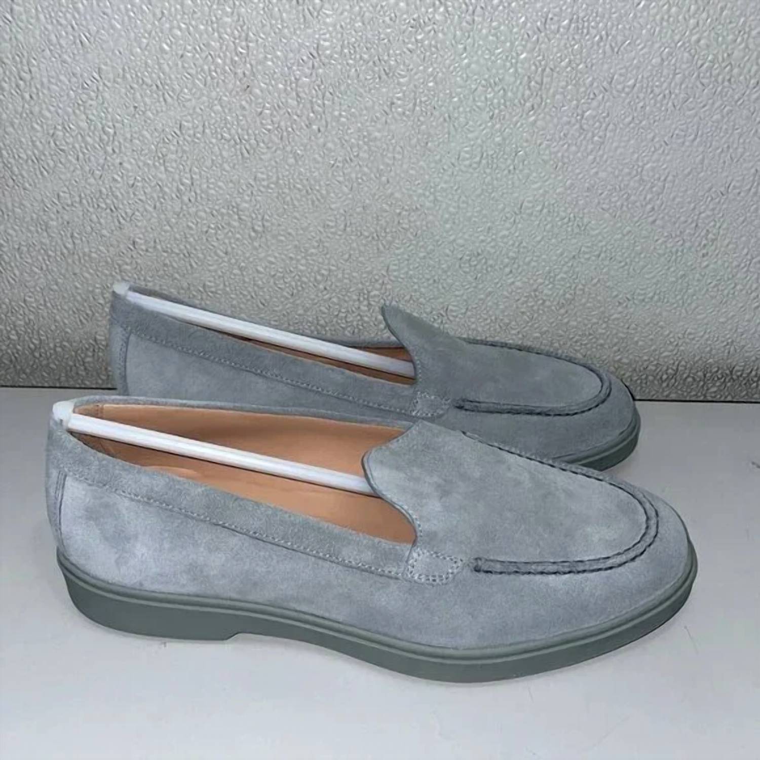 Santoni Men's Yaltamoc Suede Loafers in blue - men's loafer