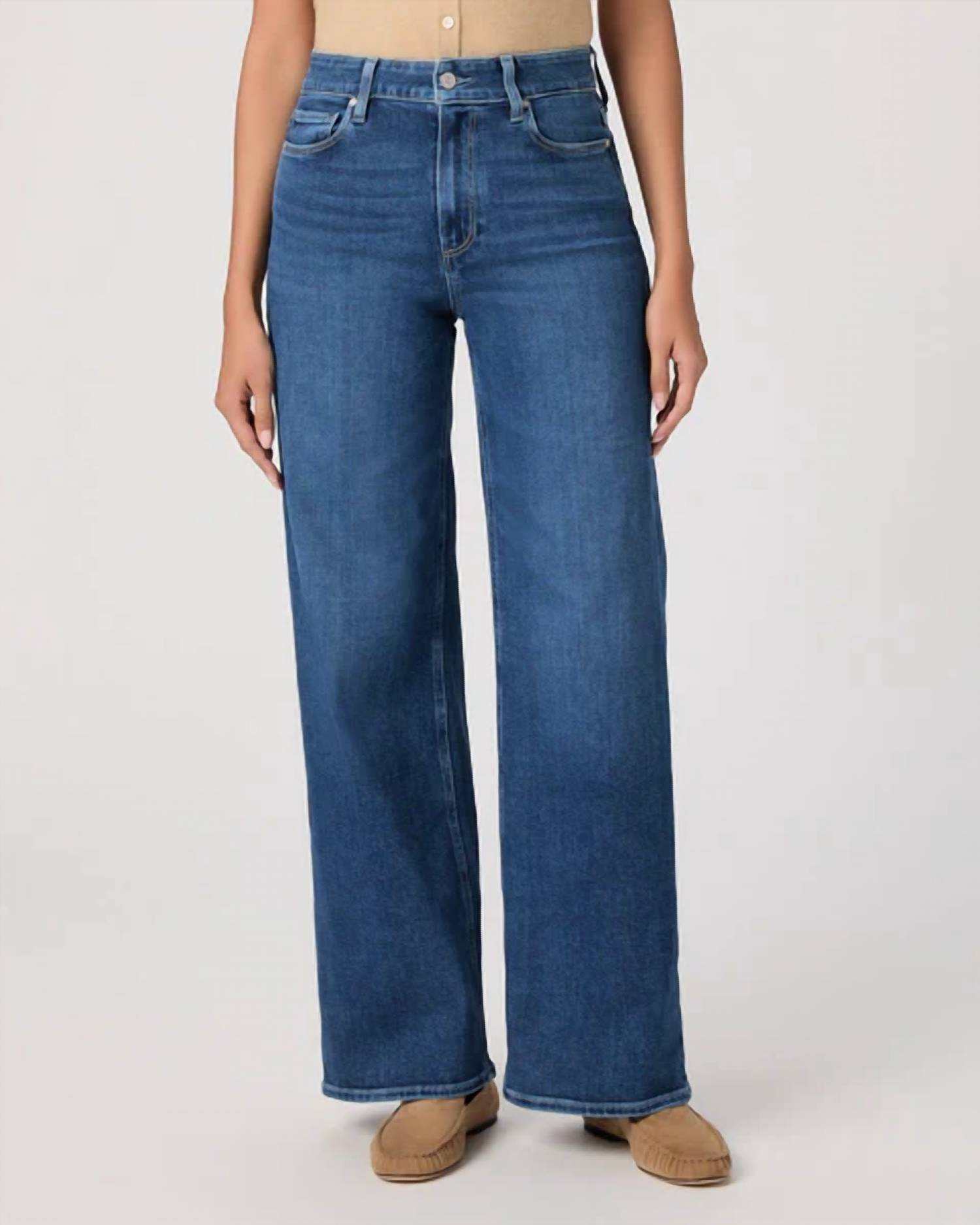 Paige - Anessa High-rise Wide Leg Jeans