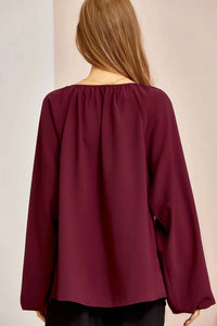 Andree By Unit - Split Neck Tunic Top