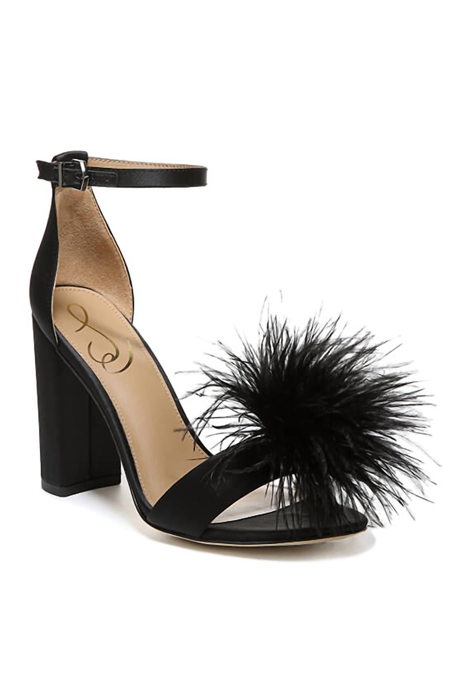 Sam Edelman - Women's Yaro Feather Heel Sandals